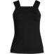 Women's Cap Sleeve High Neck Tankini Swimsuit Top, Front