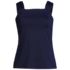 Women's D-Cup Cap Sleeve High Neck Tankini Swimsuit Top, Front