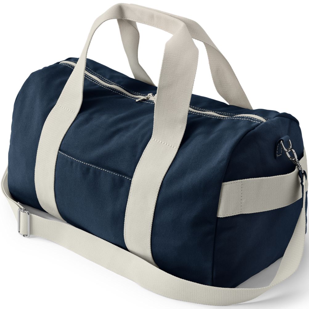 Canvas Weekender Duffle Bag - Lands' End - Black