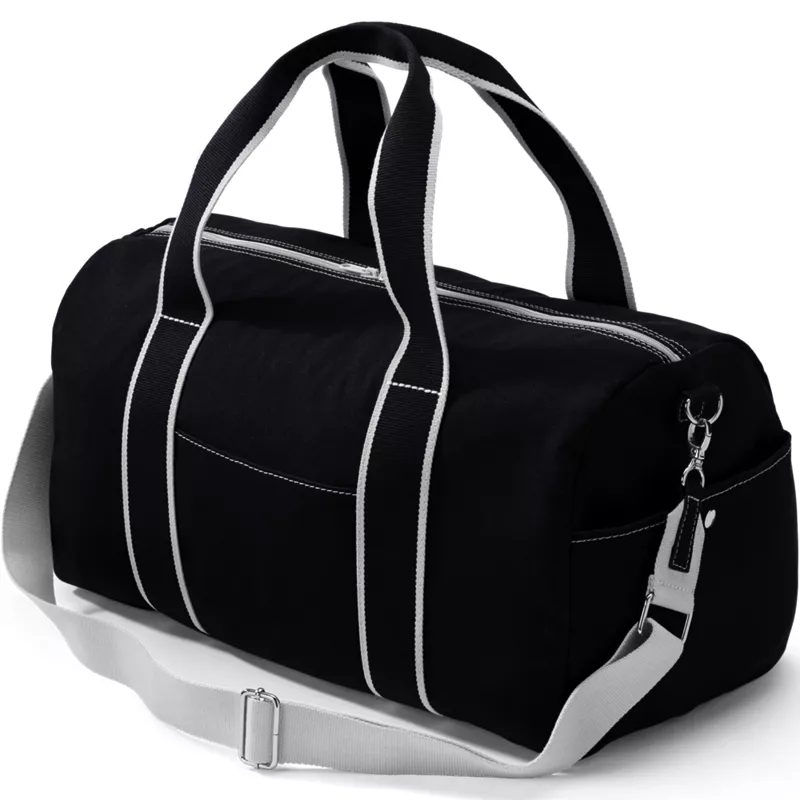 Canvas Weekender Duffle Bag, Front