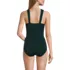 Women's Long SlenderSuit Mesh Grecian Tummy Control Chlorine Resistant One Piece Swimsuit, Back