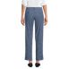 Women's Mid Rise Classic Straight Leg Chambray Ankle Pants, Back