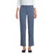 Women's Mid Rise Classic Straight Leg Chambray Ankle Pants, Front