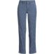 Women's Mid Rise Classic Straight Leg Chambray Ankle Pants, Front