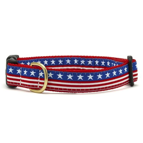 Tossed American Flag Dog Bandana, 12 Pack