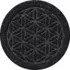 Matterly Waterblock 12" Round Flower of Life Plant Trivet - Set of 4, alternative image