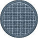 Bungalow Flooring Waterblock 17" Round Squares Plant Trivet - Set of 2, alternative image