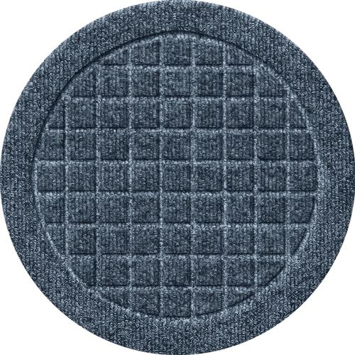 Bungalow Flooring Waterhog Squares Indoor-Outdoor Round Plant Trivet - Trivet Set of 4 - Camel