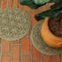 Matterly Waterhog® 17" Round Flower of Life Plant Trivet - Set of 2, alternative image