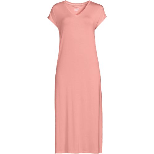 Women's Cooling Cap Sleeve Midi Nightgown, Front