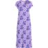 Women's Cooling Cap Sleeve Midi Nightgown, Front