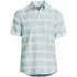 Men's Cotton Oxford Short Sleeve Button Collar Popover, Front