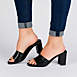 Journee Collection Women's Block Heel Alisia Slide Sandals, alternative image