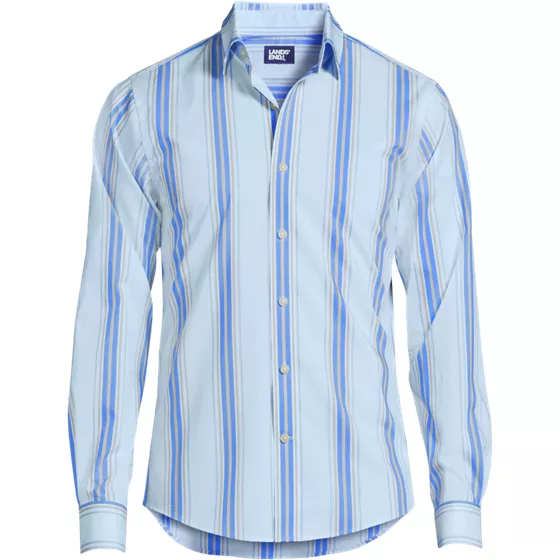 Unisex Coolmax Long Sleeve Button Front Shirt - primary