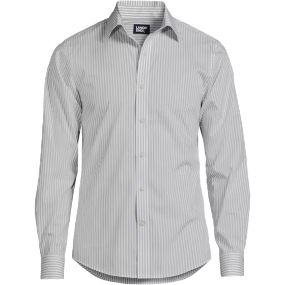 Unisex Coolmax Long Sleeve Button Front Shirt - primary