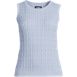 Women's Fine Gauge Cable Tank Sweater, Front