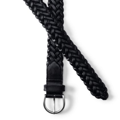 School Uniform Women's Leather Braided Belt - image 1