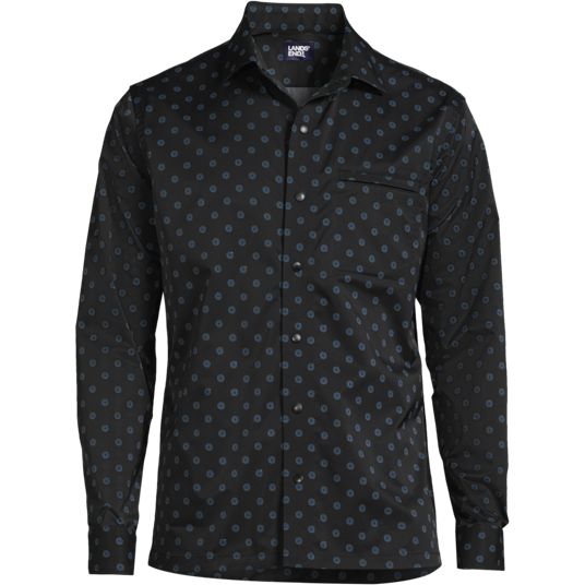 black dress shirt men's near me Neil Allyn Long Sleeve Men's Black Dress Shirt