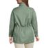 Women's Plus Size Cotton Hooded Jacket with Cargo Pockets, Back