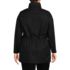 Women's Plus Size Cotton Hooded Jacket with Cargo Pockets, Back