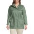 Women's Plus Size Cotton Hooded Jacket with Cargo Pockets, Front