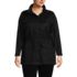 Women's Plus Size Cotton Hooded Jacket with Cargo Pockets, Front