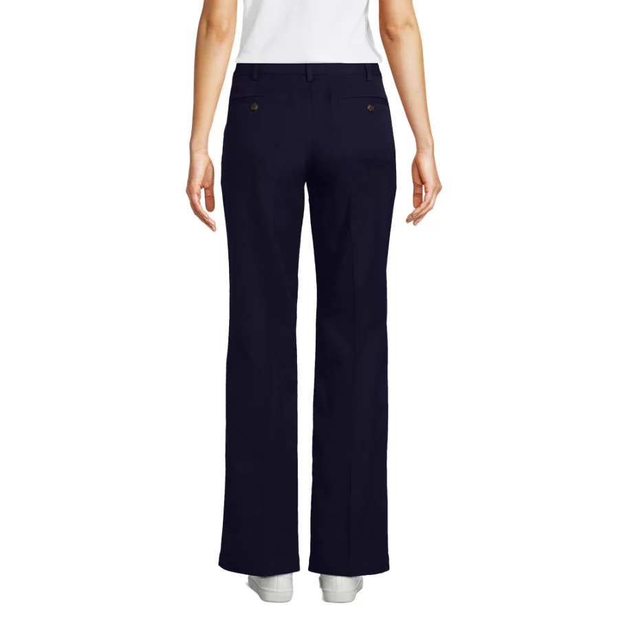 School Uniform Women's Recycle Active Chino Comfort Waist Straight Leg Pants view 5