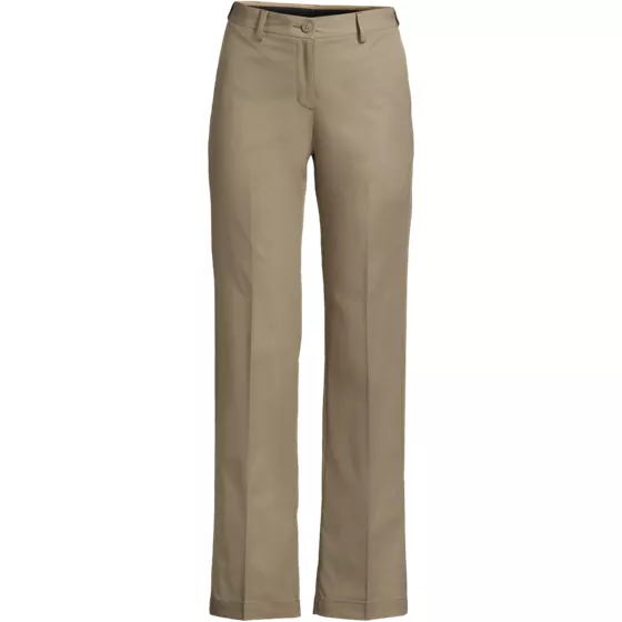 School Uniform Women's Recycle Active Chino Comfort Waist Straight Leg Pants - primary