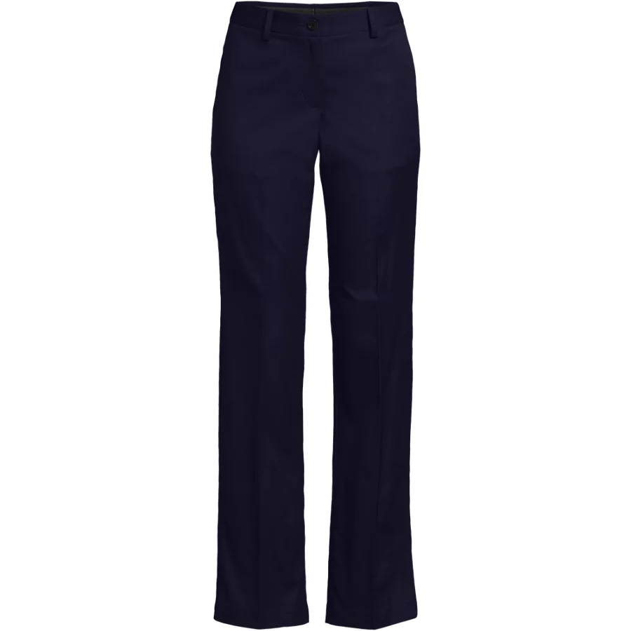 School Uniform Women's Recycle Active Chino Comfort Waist Straight Leg Pants view 6