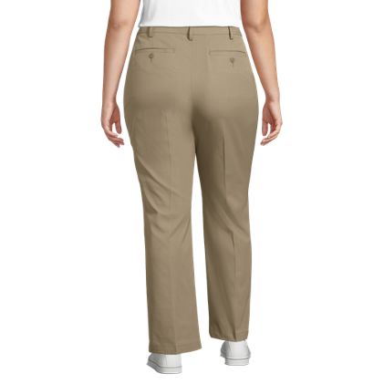 Women's Plus Recycle Active Chino Comfort Waist Straight Leg Pants - image 2