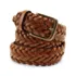 Men's Leather Braid Belt, Front