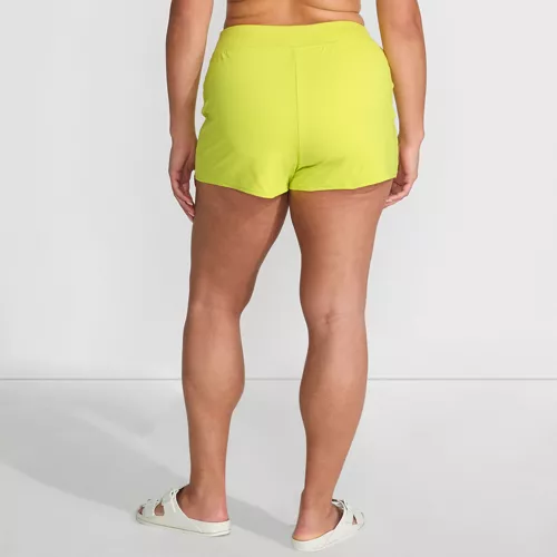Women's 3" Smoothing Swim Shorts, Back