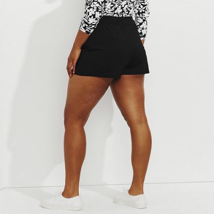 Women's Plus Size 3" Smoothing Swim Shorts - image 1