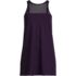 Women's Chlorine Resistant Smoothing Control Mesh High Neck Swim Dress One Piece Swimsuit, Front