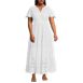 Women's Plus Size Tiered Eyelet Maxi Dress, Front