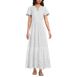 Women's Tiered Eyelet Maxi Dress, Front