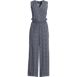 Women's Crepe Sleeveless Smocked Jumpsuit, Front