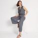 Women's Crepe Sleeveless Smocked Jumpsuit, alternative image