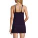 Women's Chlorine Resistant Smoothing Control Mesh High Neck Tankini Swimsuit Top , Back