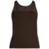Women's Plus Size Chlorine Resistant Smoothing Control Mesh High Neck Tankini Swimsuit Top , Front