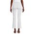 Women's High Rise Denim Button Front Kick Flare Crop Jeans, Back