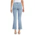 Women's Petite Recover High Rise Button Front Kick Flare Crop Jeans, Back