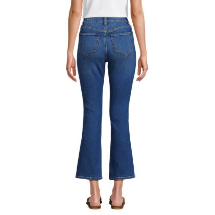 Women's Recover High Rise Button Front Kick Flare Crop Jeans - image 5