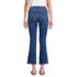 Women's Petite Recover High Rise Button Front Kick Flare Crop Jeans, Back