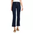 Women's Petite Recover High Rise Button Front Kick Flare Crop Jeans, Front