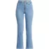 Women's Recover High Rise Button Front Kick Flare Crop Jeans, Front