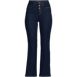 Women's Recover High Rise Button Front Kick Flare Crop Jeans, Front