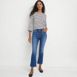 Women's Recover High Rise Button Front Kick Flare Crop Jeans, alternative image