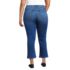 Women's Plus Size Recover High Rise Button Front Kick Flare Crop Jeans, Back