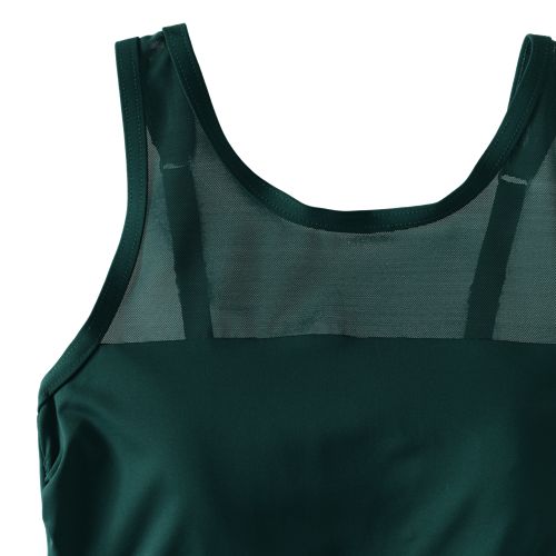 Women's Chlorine Resistant Smoothing Control Mesh High Neck One Piece Swimsuit - image 4